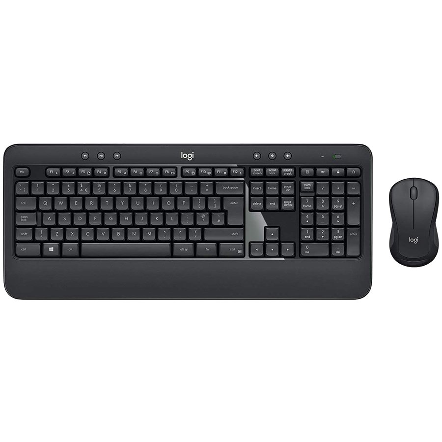Logitech MK540 Advanced Wireless Combo - Black - Nordic