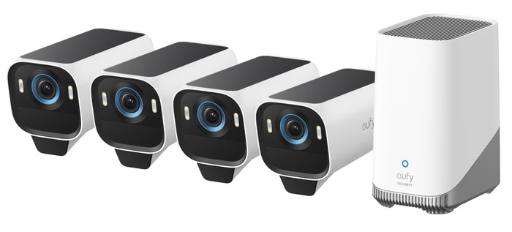 [28833] Anker Eufy Security Camera Kit  eufyCam S3 Pro 4Pack & Homebase3