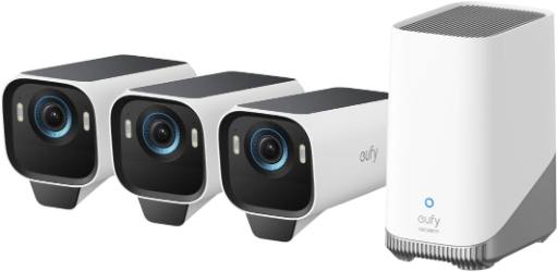 [28832] Anker Eufy Security Camera Kit  eufyCam S3 Pro 3Pack & Homebase3