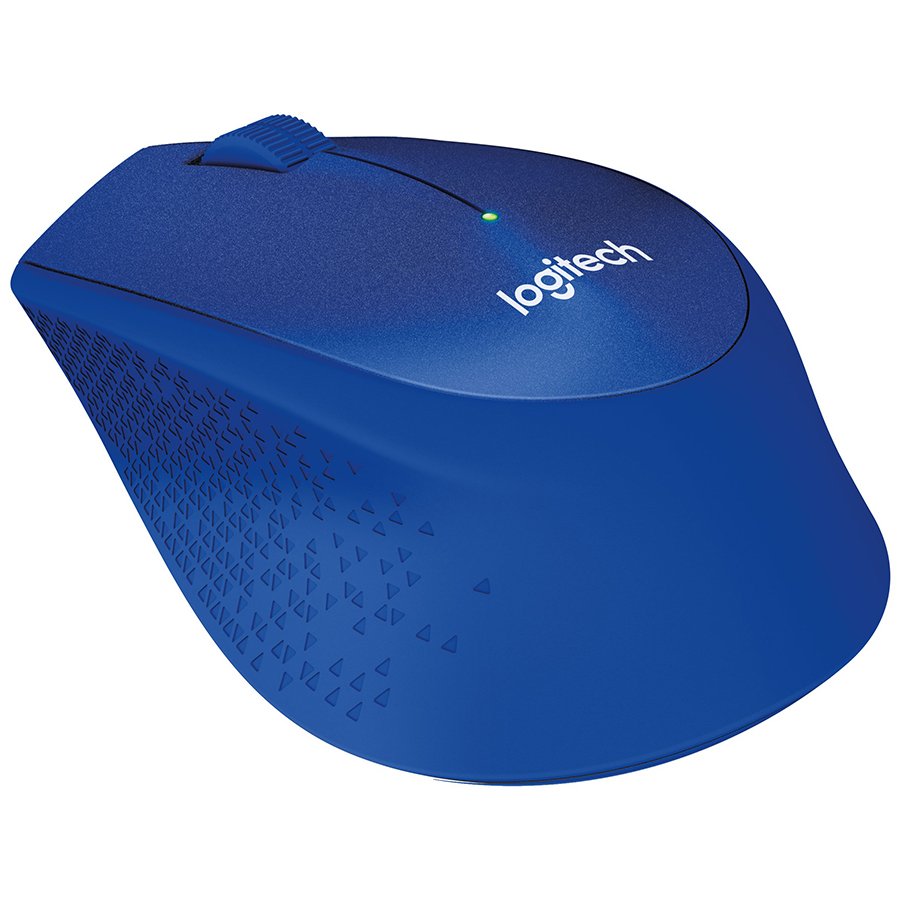 Logitech M330 Wireless Mouse - Silent Plus - Blue