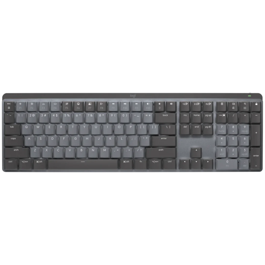 Logitech MX Mechanical Bluetooth Illuminated Keyboard - Graphite - US Int'l - Linear