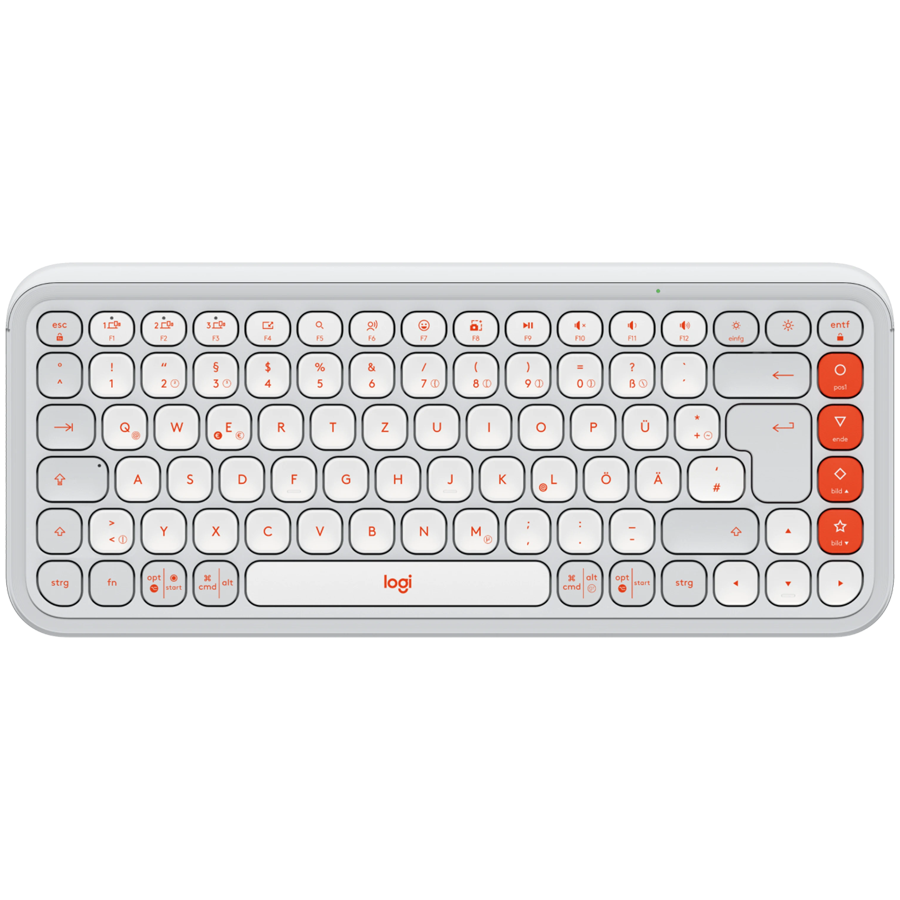 Logitech Pop Icon Keys - Off White - Us Int'l - BT