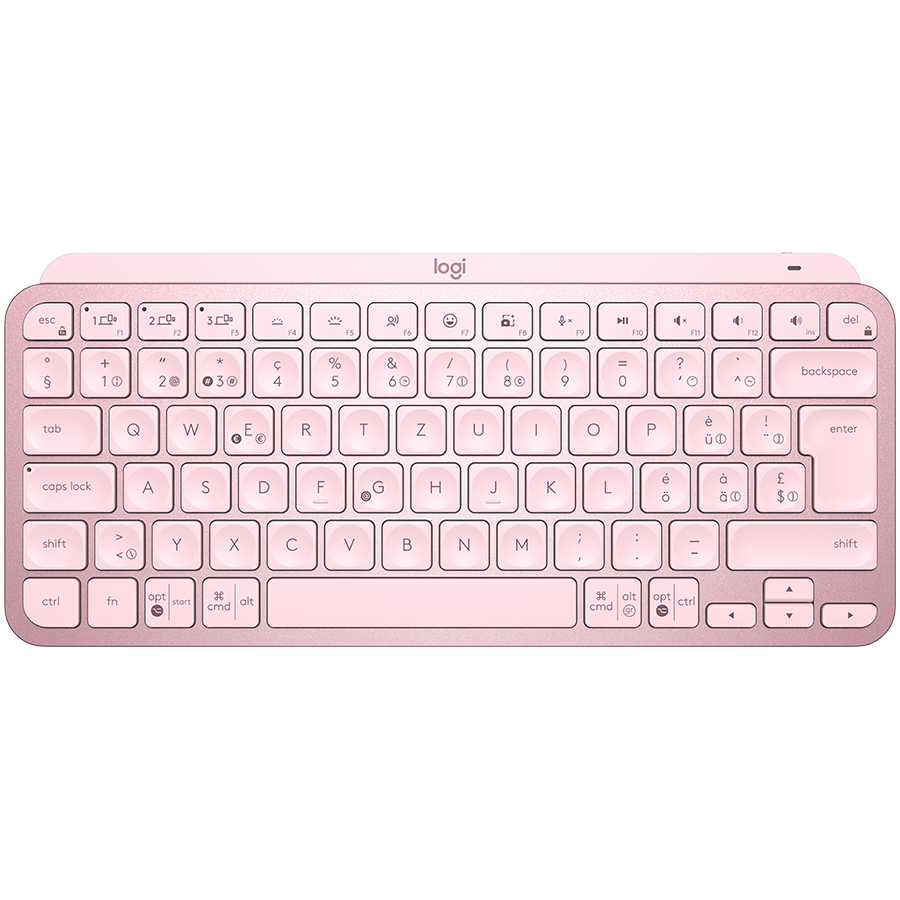 Logitech MX Keys Mini Bluetooth Illuminated Keyboard - Rose - US Int'l