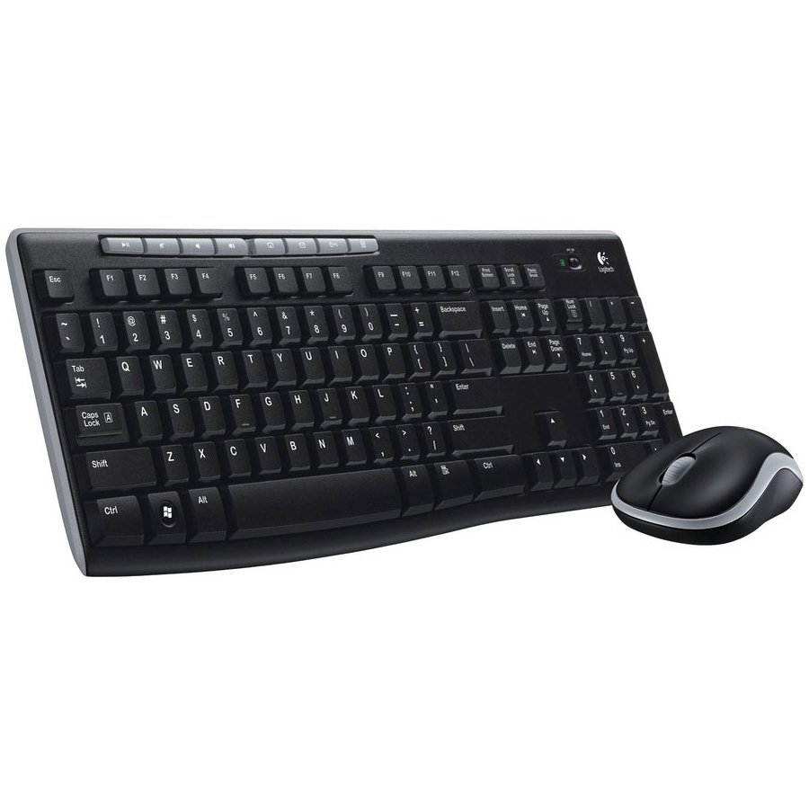 Logitech MK270 Wireless Combo - Black - Cze-sky