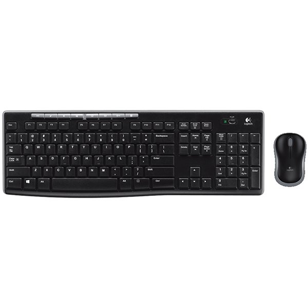 Logitech MK270 Wireless Combo - Black - Nordic