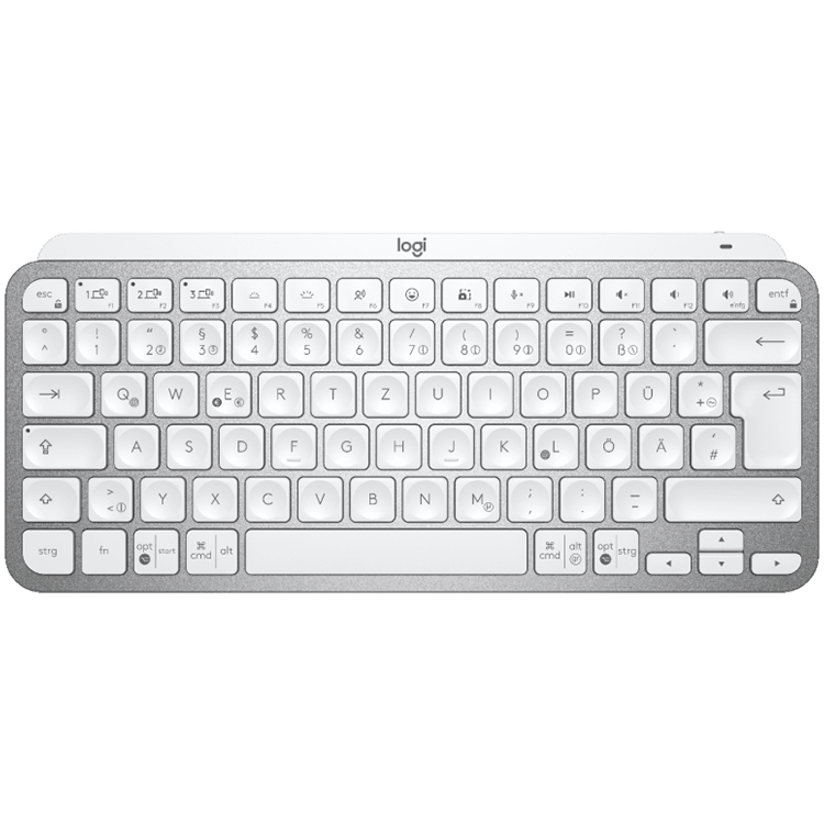 Logitech MX Keys Mini Bluetooth Illuminated Keyboard - Pale Grey - US Int'l (920-010499)