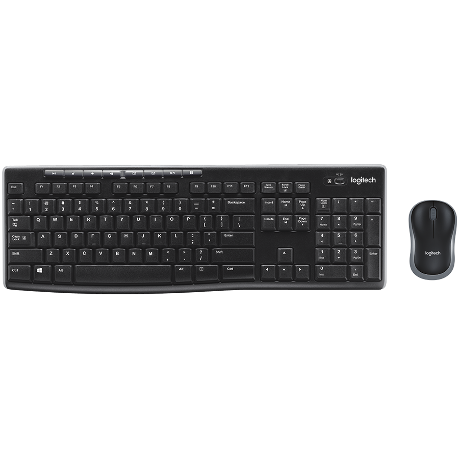 Logitech MK270 Wireless Combo - Black - Russian