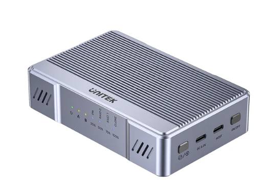 [28804] Unitek SolidForce 20Gbps 2-Bay USB-C External M2 SSD Enclosure with RAID S1247A