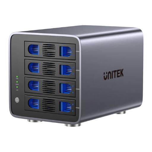 [28803] Unitek 4-Bay External SATA 2.5/3.5 HDD/SSD Enclosure with RAID USB-A S1301A