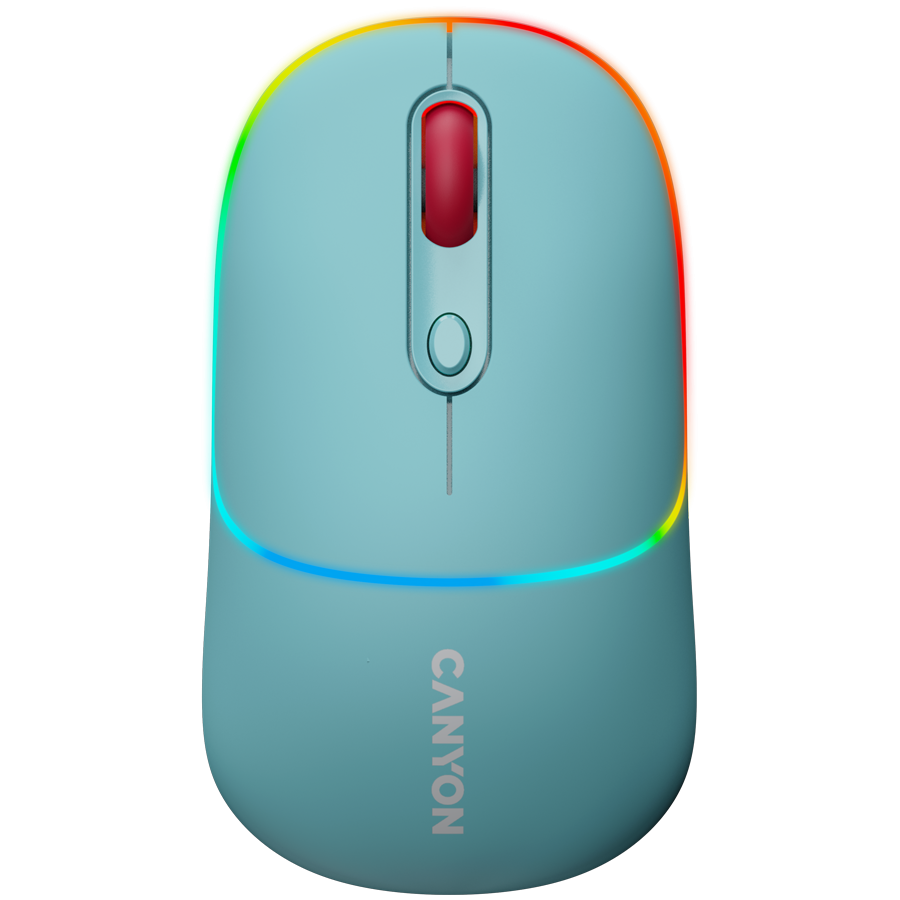 Canyon mouse MW-22 Dual Band RGB Wireless Dark Cyan