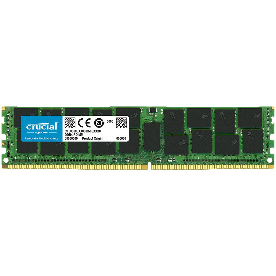 [CT64G4LFQ4266] Crucial DRAM 64GB DDR4 2666 MT/s (PC4-21300) CL19 QR x4 Load Reduced DIMM 288pin