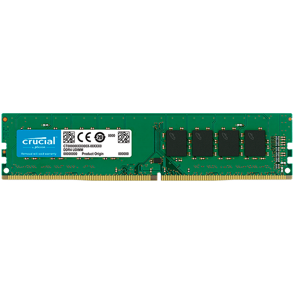 Crucial 16GB DDR4-3200 UDIMM CL22 (8Gbit)