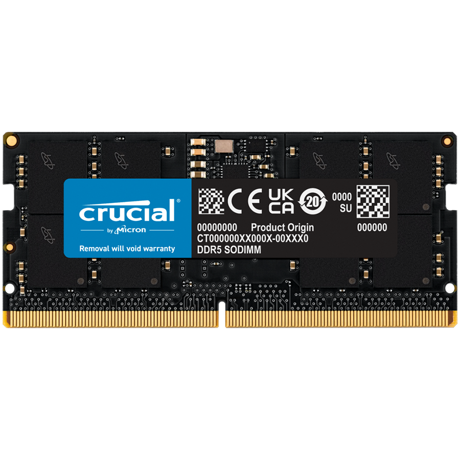 [CT32G56C46S5] Crucial 32GB DDR5-5600 SODIMM CL46 (16Gbit)
