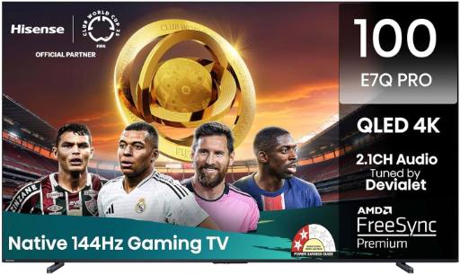 Hisense 100E7Q PRO 100'' 4K Smart QLED 120hz TV