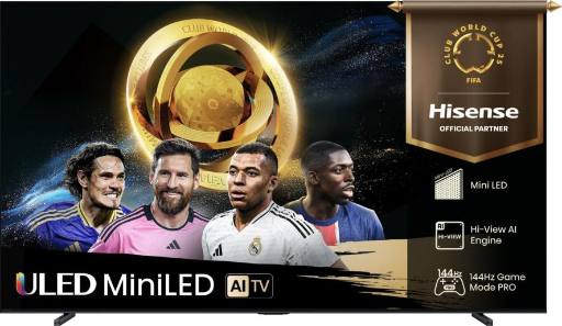 [28786] Hisense 85U7Q 85'' 4K Smart QLED MINI LED 144hz TV