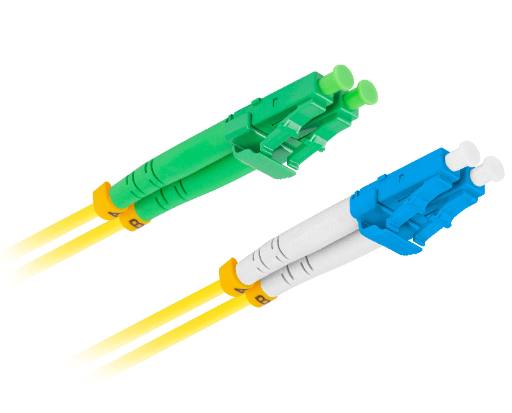 [28771] Lanberg Fiber Optic Patch Cord SM LC/APC-LC/UPC Duplex LSZH 1.0m