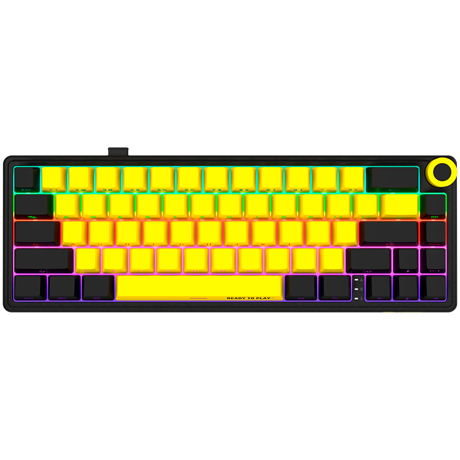 [LRG-KBP70MW-YL-US] Lorgar KBP70MW Gaming Keyboard Black/Yellow