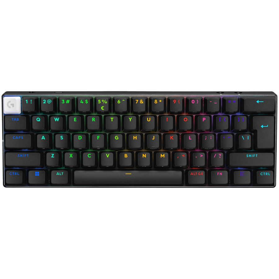Logitech G Pro X 60 Lightspeed Wireless Gaming Keyboard (Tactile) Black