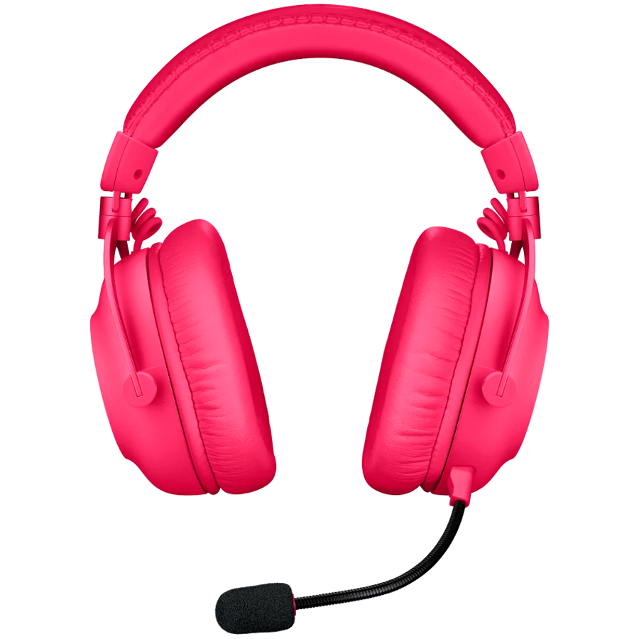 [981-001275] Logitech G Pro X2 Lightspeed Wireless Gaming Headset - Blue Mic - Magenta