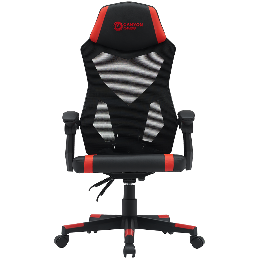 [CNE-MCH01R] Canyon Gaming Chair Flow MCH01 Mesh Black Red