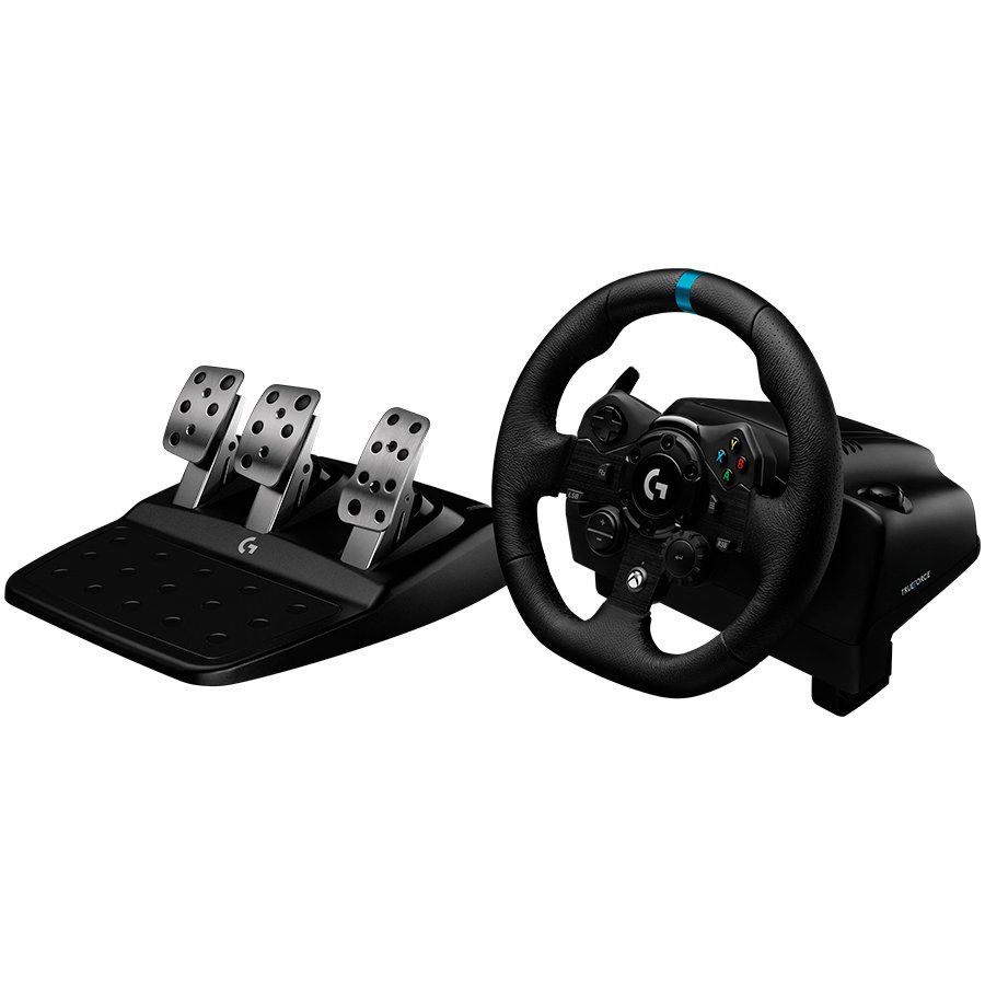 Logitech G923 Racing Wheel and Pedals PC/XB Black