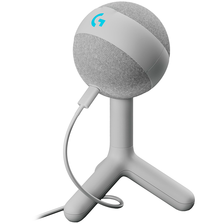 [988-000558] Logitech G Yeti Orb RGB Gaming Microphone White