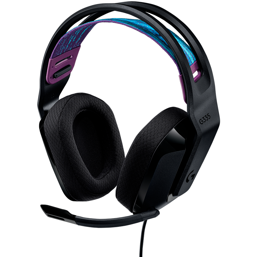 Logitech G335 Wired Gaming Headset - Black - 3.5 Mm