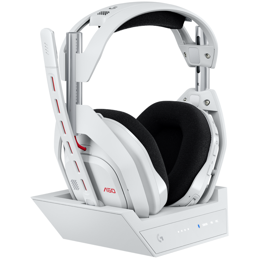 [939-002230] LOGITECH Astro A50 LIGHTSPEED Wireless Gaming Headset + Base Station - WHITE - 2.4GHZ - PLUGC - EMEA28-935