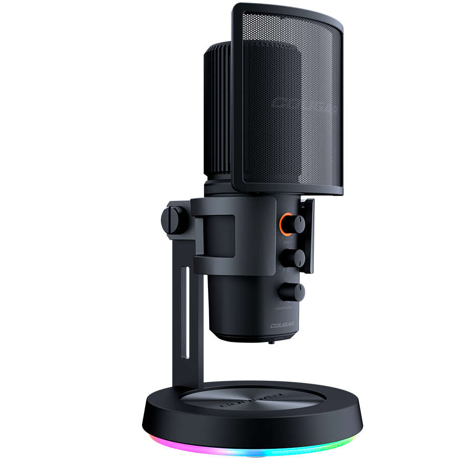 [CGR-U163RGB-500MK] COUGAR SCREAMER-X Microphone, RGB Base