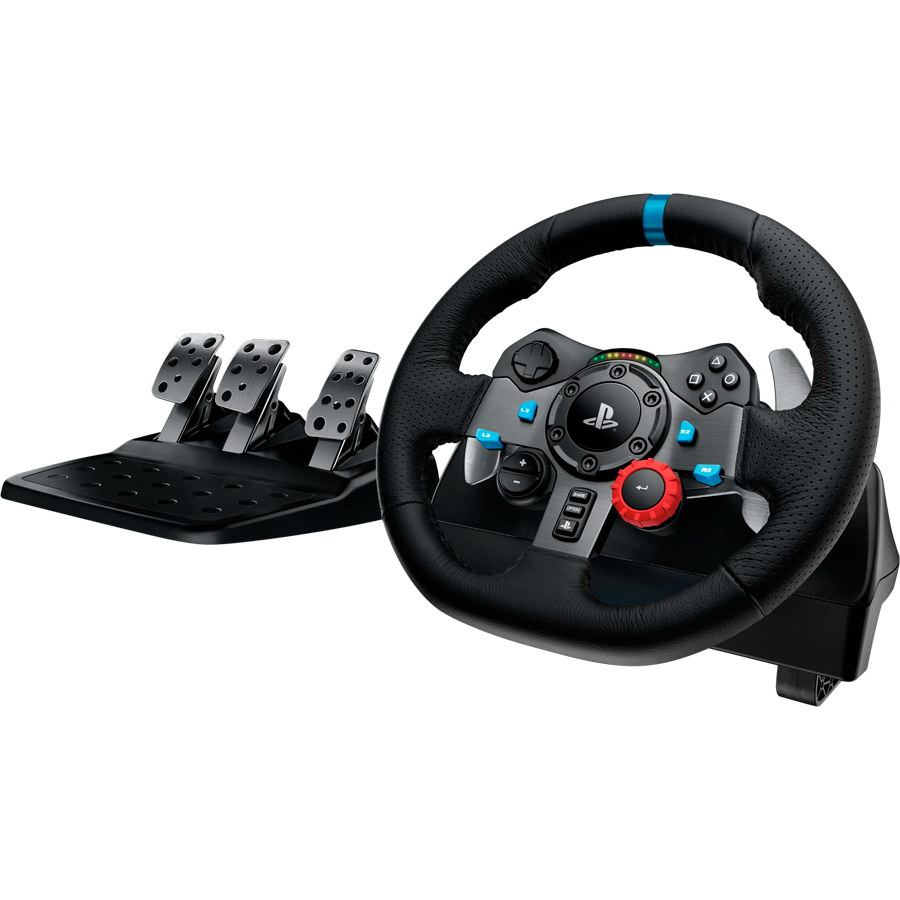[991-000557] Logitech G29 Driving Force Racing Wheel for PlayStation5 and PlayStation4 Black
