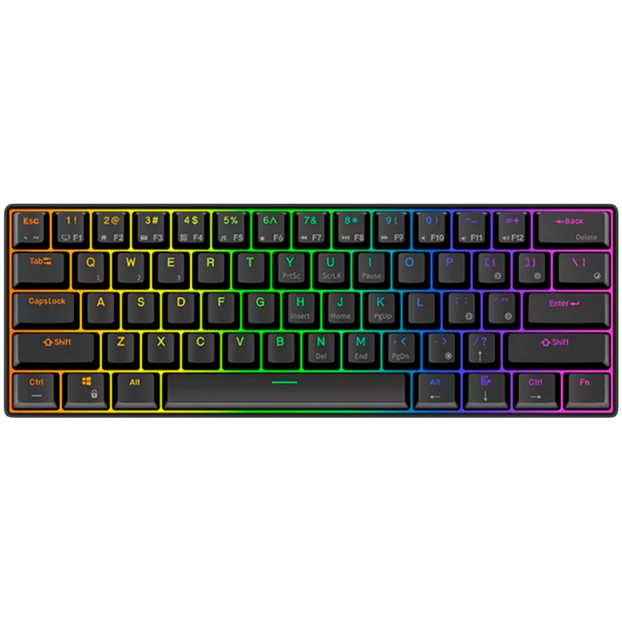 Royal Kludge RK61 Black Gaming Keyboard Red Switch