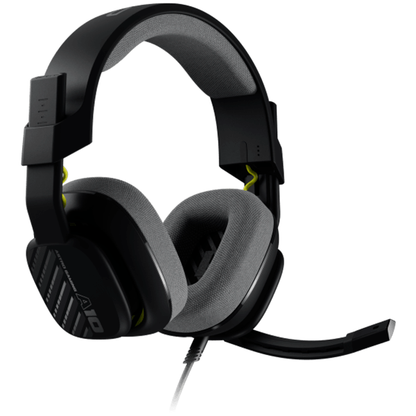 [939-002047] LOGITECH ASTRO A10 Wired Gaming Headsets - STAR KILLER BASE - SALVAGE / BLACK - 3.5 MM
