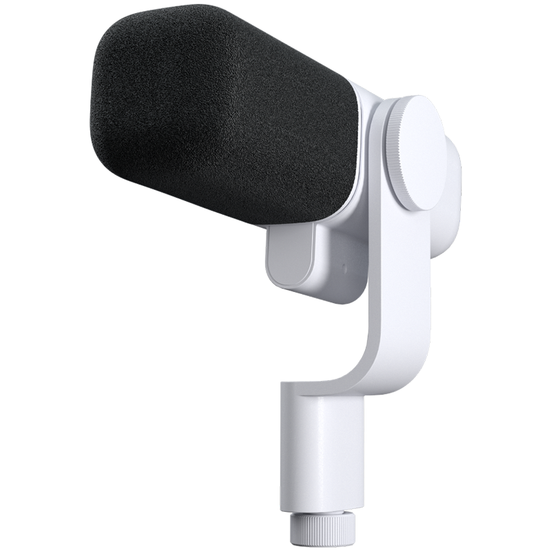 [988-000566] LOGITECH G Yeti Studio Active Dynamic XLR Broadcast Microphone with ClearAmp - OFF WHITE - XLR