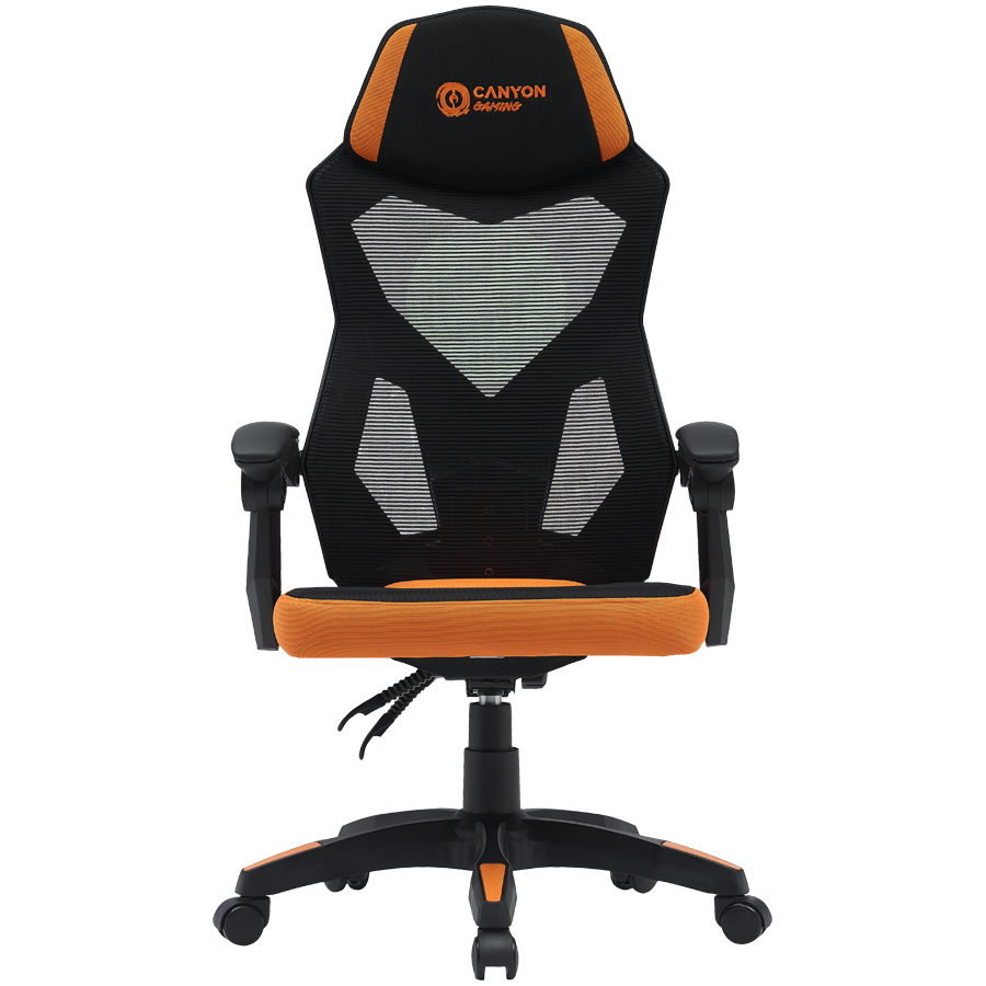 [CNE-MCH02] Canyon Gaming Chair Wave MCH02 Mesh Black Orange