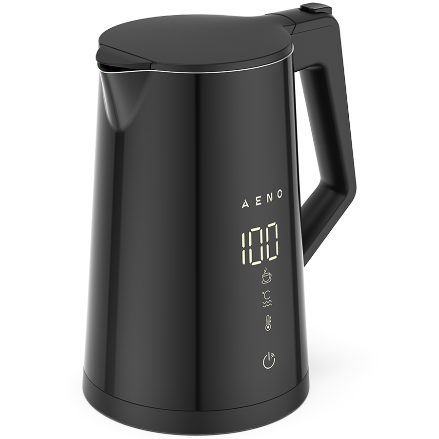 [AEK0007S-UK] AENO Electric Kettle EK7S Smart: UK version,1850-2200W, 1.7L, Strix, Double-walls, Temperature Control, Keep warm Function, Control via Wi-Fi, LED-display, Non-heating body, Auto Power Off, Dry tank Protection