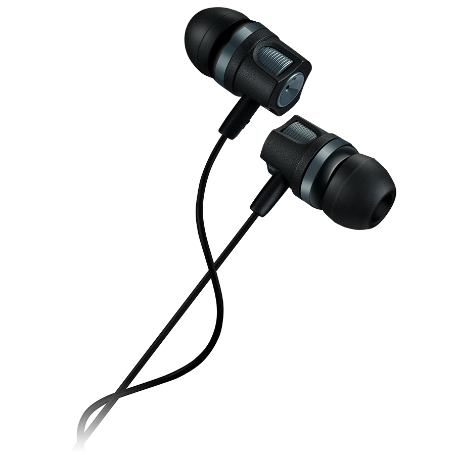 [CNE-CEP3DG] CANYON headphones EP-3 Mic 1.2m Dark Grey