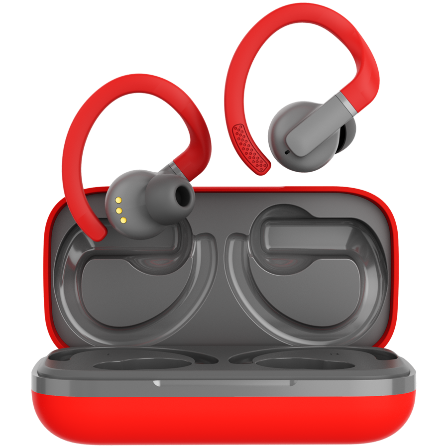 [CNS-TWS11R] CANYON headset OnRun 11 Sport Wireless charge Red