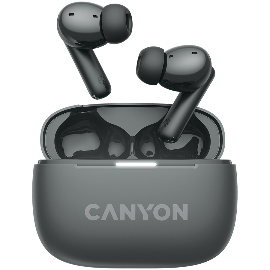 [CNS-TWS10BK] Canyon headset OnGo TWS-10 ANC+ENC Grey