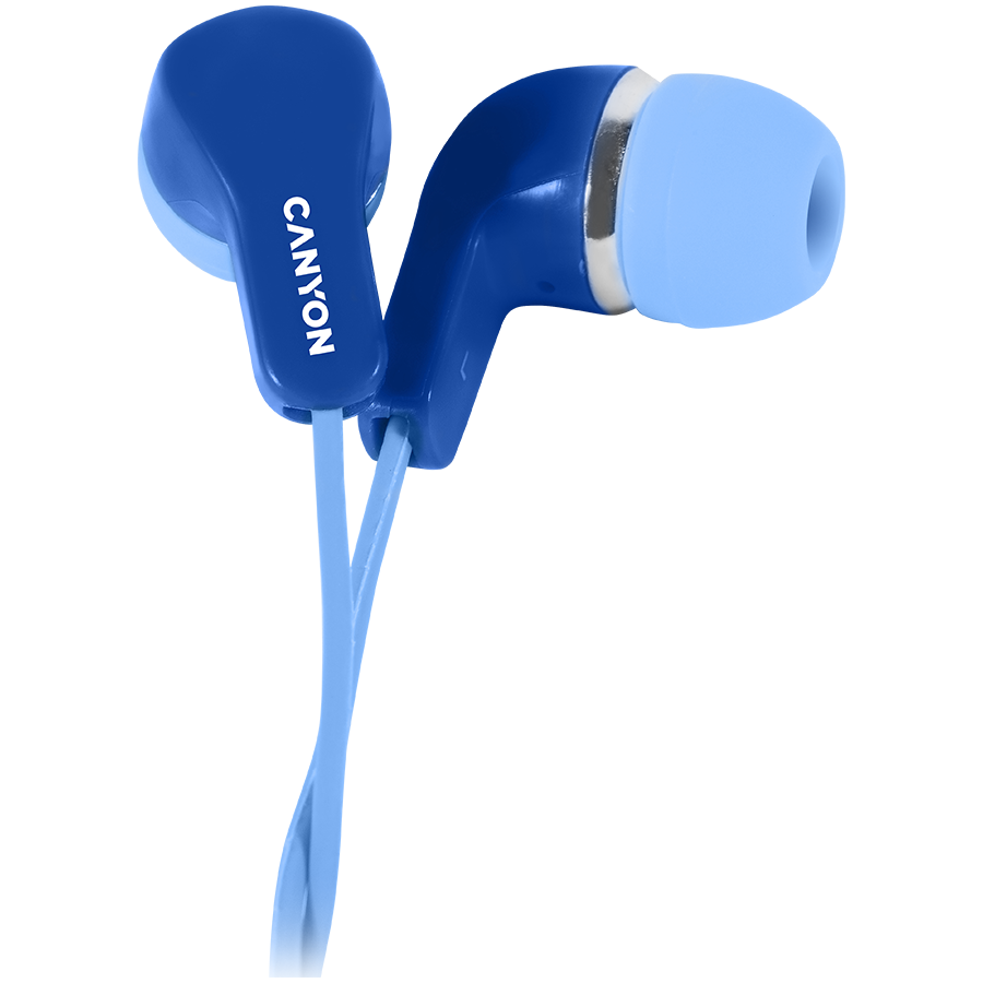 [CNS-CEPM02BL] CANYON headphones EPM-02 Mic 1.2 m Blue
