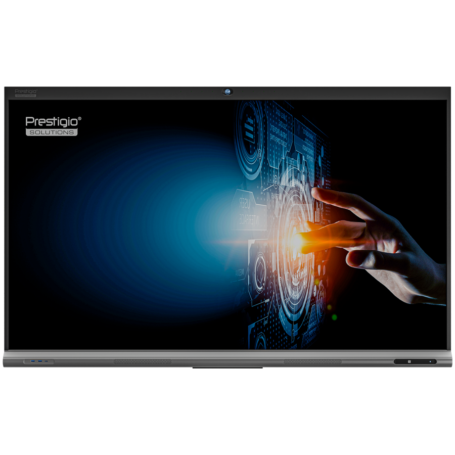 Prestigio Solutions Multiboard 86" Light+ Διαδραστική Οθόνη, 4K UHD, Android 11, Αφή 40 Σημείων, Wi-Fi, NFC