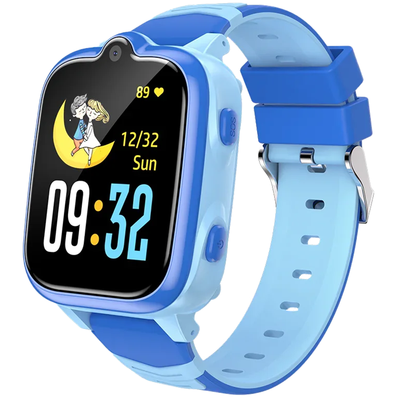 [BVZ10-BL] Blackview Z10, Kids Smart Watch, Blue, 1.83 inch IP67 Waterproof GPS Tracker 4G Video Calling, Location tracking, GPS+LBS+WiFi, SIM Card Slot, 4G Nano SIM, 680mAh Battery, Up to 2 Days of Standby, Magnetic Charging, 1GB RAM+8GB ROM, SOS Call button