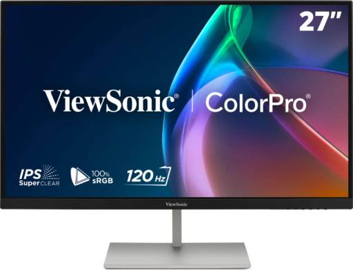 [30486] Viewsonic Monitor VP 27'' 2K QHD IPS 120Hz Full Ergonomic USB Hub HDMI USB-C PD VP2766-2K