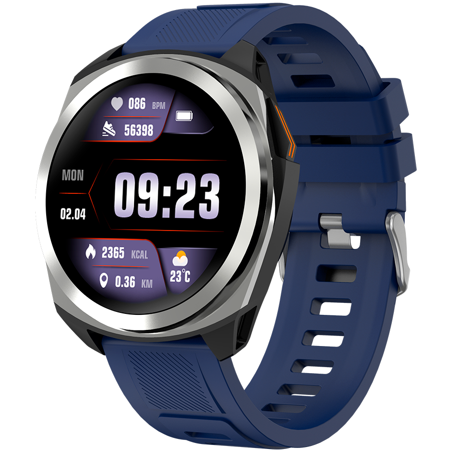 [CNS-SW83SS] CANYON smart watch Maveric SW-83 GPS Silver Blue