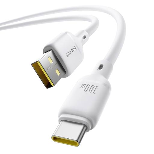 [28666] Baseus Cable USB-C to USB-C Silky Series 2.0m 100W White