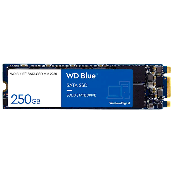 [WDS250G2B0C] SSD WD Blue SN550 250GB - M.2, PCIe NVMe Read/Write: 2400 / 950 MB/s, 170k/135k IOPS, TBW 150TB