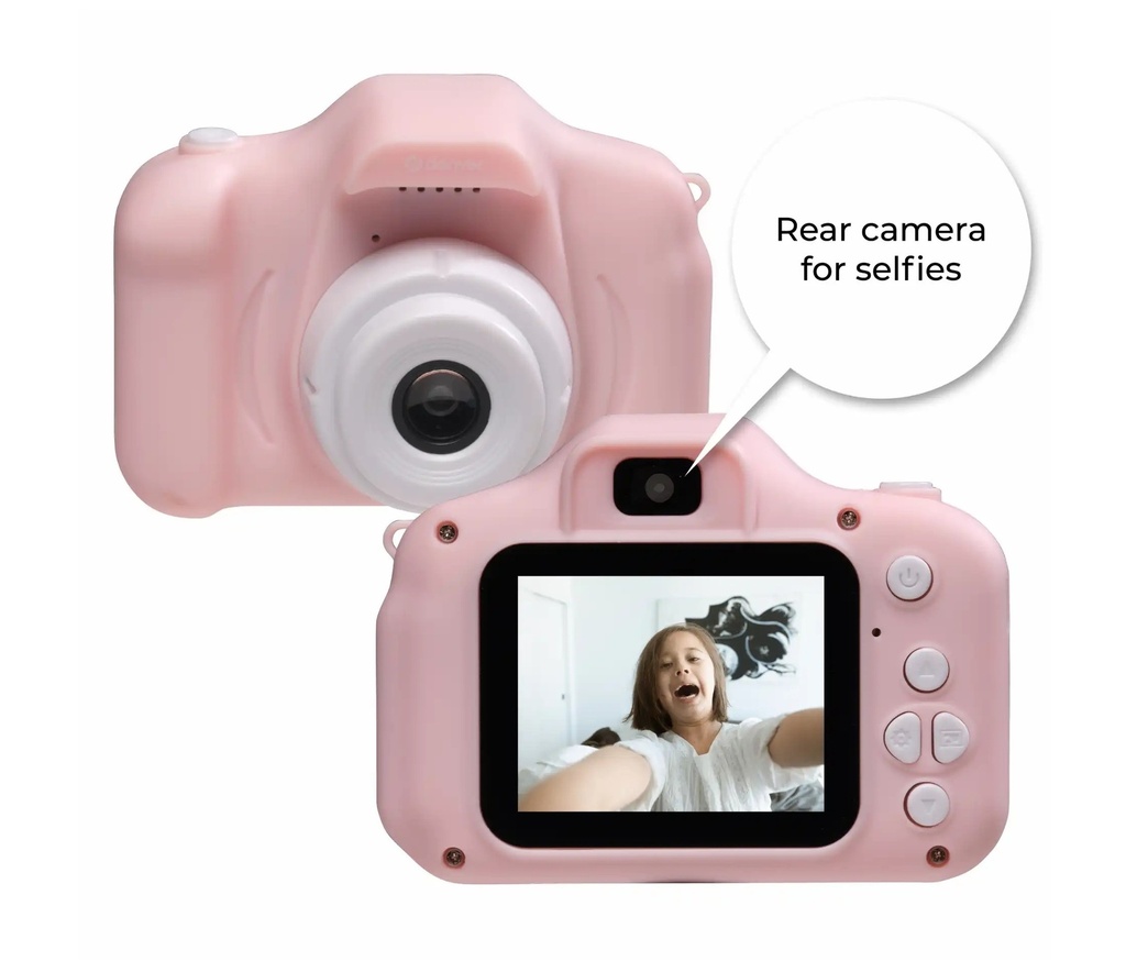[30653] Denver KCA-1340RO Rose 40MP Kids Digital Camera 40MP with 5 Games