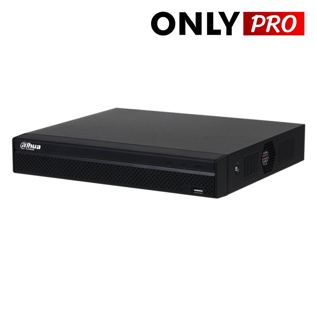 N520216-FI2 DAHUA IP RECORDER 16CH 12.0MP 384MBPS H265 2HDD 12TB, AUDIO IN/OUT 1/1 ONLY PRO