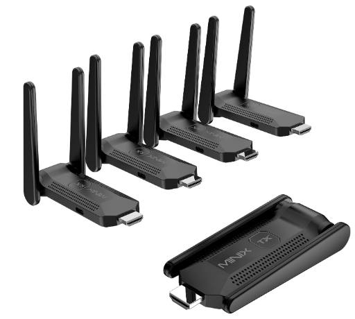 [28611] MINIX NEO B14 Wireless Display Adapter HDMI to Quad HDMI Displays 1080p 50m