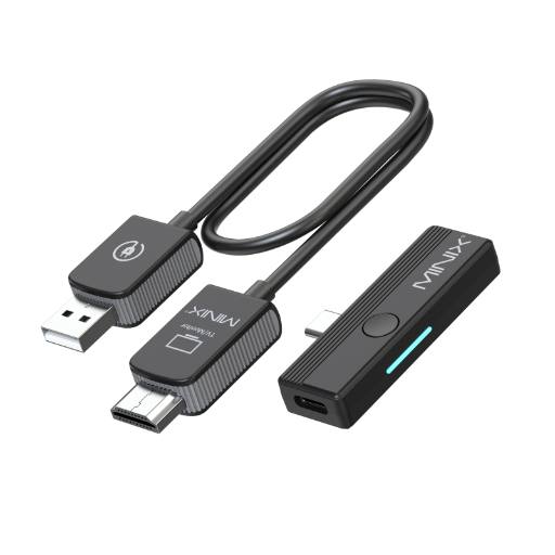 MINIX C1 Plus Wireless Display Adapter USB-C to HDMI 1080p with Phone Charging