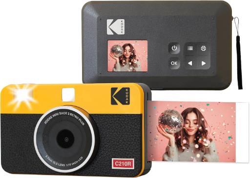 [30478] Kodak Instant Camera & Printer RETRO Mini Shot 2 Yellow (2.1x3.4)